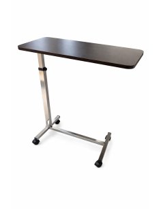 Mesa auxiliar con ruedas y regulable