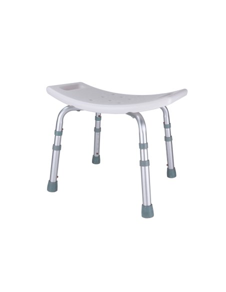 Silla / Taburete de ducha sin respaldo regulable