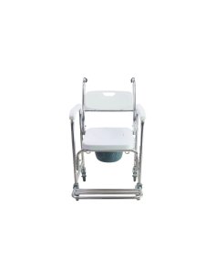 Silla de baño con ruedas y cubeta