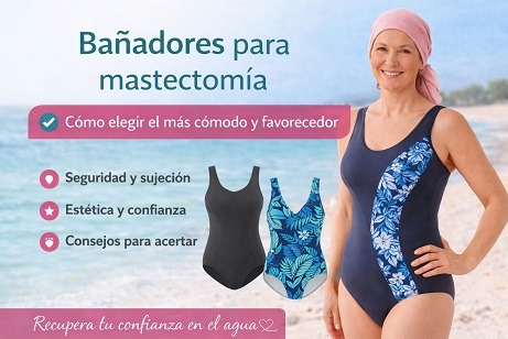 Bañadores para mastectomía: cómo elegir el más cómodo y favorecedor